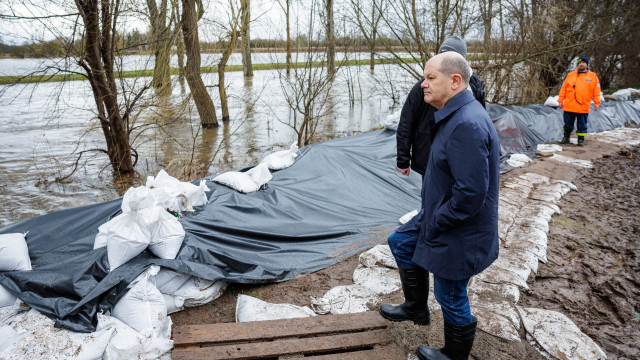 Scholz visiting German flood-ravaged south 03 06 2024